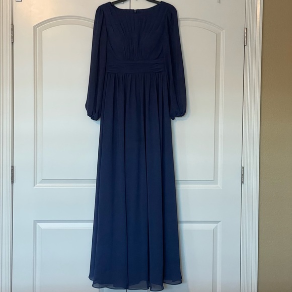 JJ’s House Navy Blue Bridesmaid Dress - Picture 4 of 16